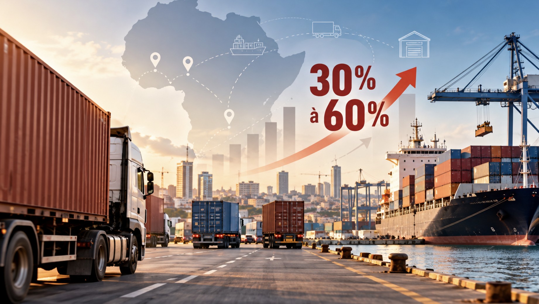 Logistique en Afrique de l&rsquo;Ouest : les obstacles qui renchérissent les coûts de 30 à 60%