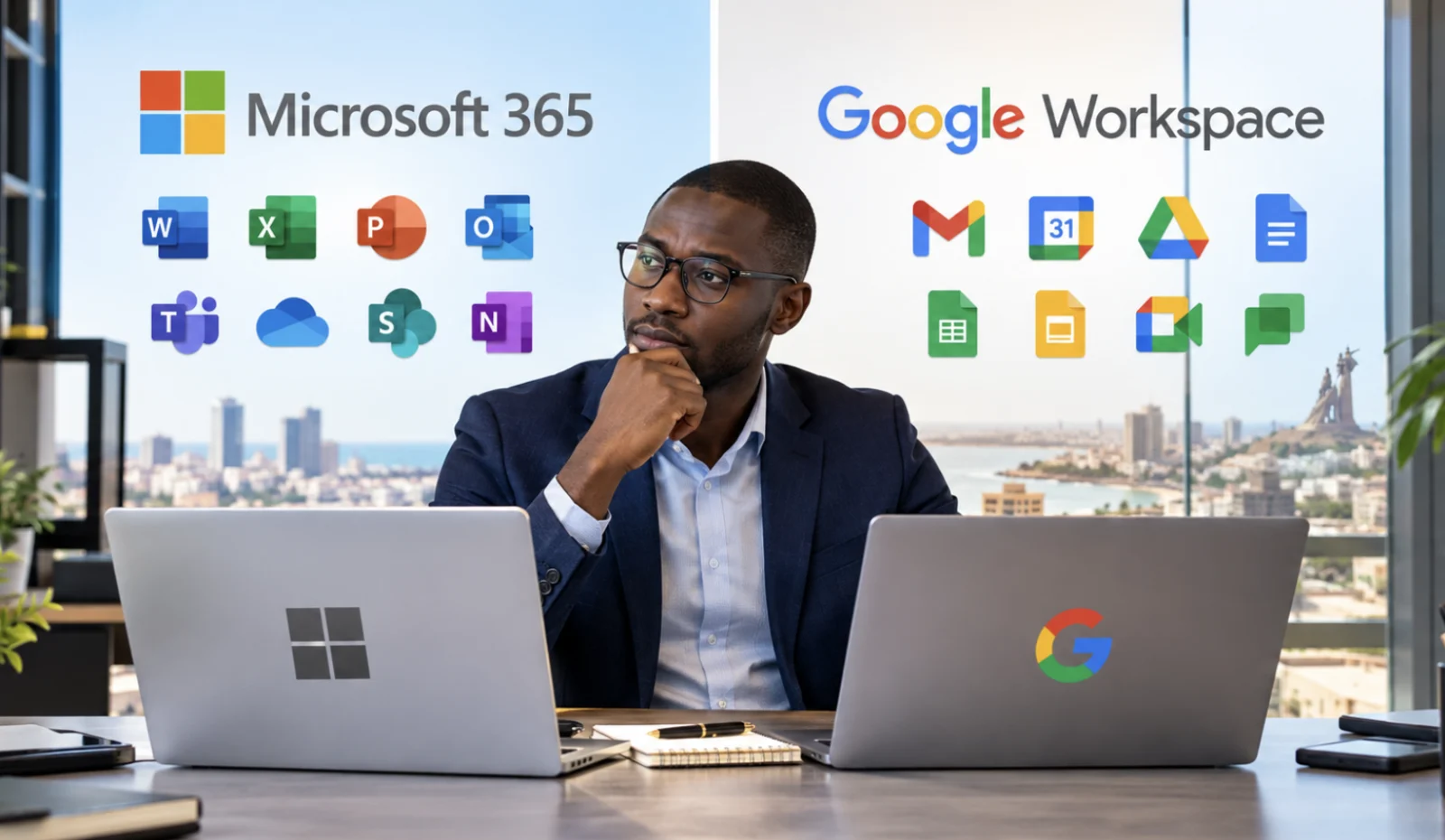 Microsoft 365 ou Google Workspace : quelle solution choisir pour une PME au Sénégal en 2026 ?